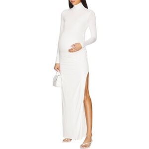 Bumpsuit The Monica Maxi Dress Ivory – Maternity & Beyond – Size XS